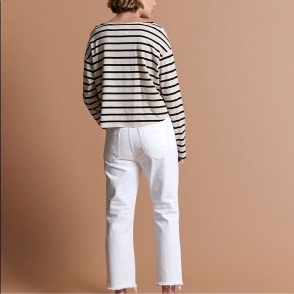 ONE X ONE TEASPOON Cococash Hooligans Low Waist distressed White Jeans Size 24 - Picture 2 of 10